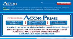 Desktop Screenshot of acor.com