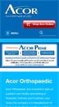 Mobile Screenshot of acor.com