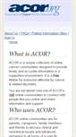 Mobile Screenshot of acor.org